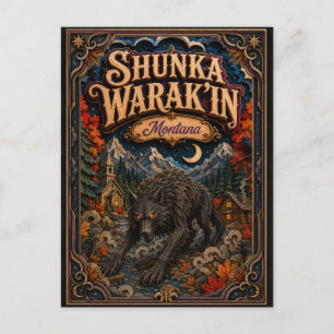 The Shunka Warak’in Montana Popcut Legends Briefkaart