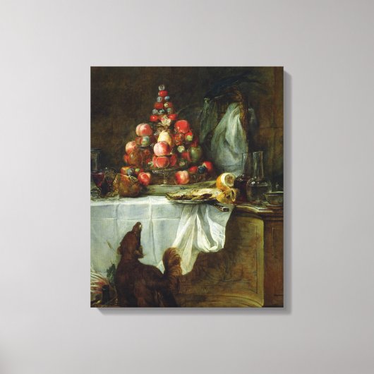 The Sideboard, 1728 Canvas Afdruk (Voorkant)