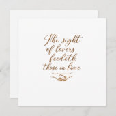 The Sight of Lovers  Kaart (Voorkant / Achterkant)