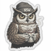 The Silence Observer Sticker (Voorkant)