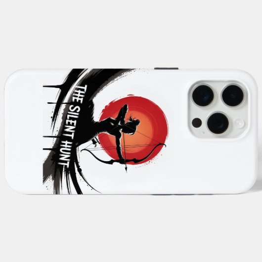 The Silent Hunt – Archer Silhouette Case-Mate iPhone Case (Achterkant (horizontaal))