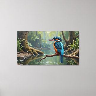 The Silent Hunter Canvas Afdruk