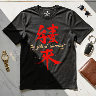 The Silent Warrior - Motivatie Design T-shirt