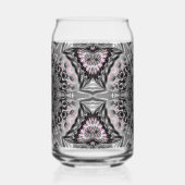 The Silver Fractal Garden Blikvorm Glas (Links)