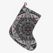 The Silver Fractal Garden Grote Kerstsok (Voorkant (Hangend))