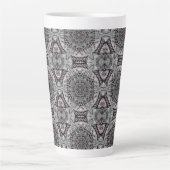 The Silver Fractal Garden Latte Mok (Voorkant)