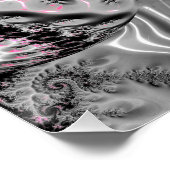 The Silver Fractal Garden Perfect Poster (Hoek)