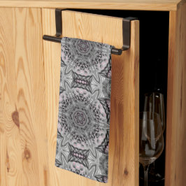 The Silver Fractal Garden Theedoek