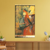 The Singing Lesson, 1882 Canvas Afdruk (Insitu (Woonkamer))