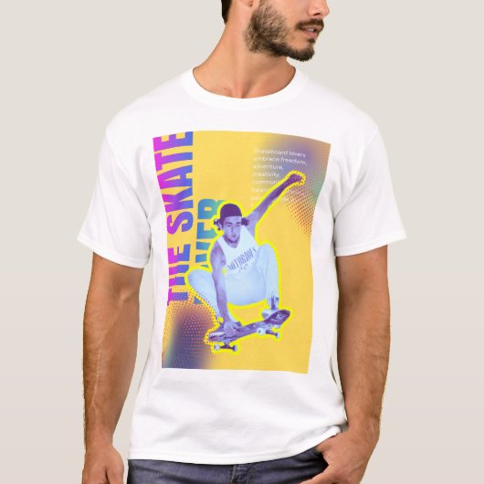 The Skate Lover - T-Shirt de base pour hommes (Devant)