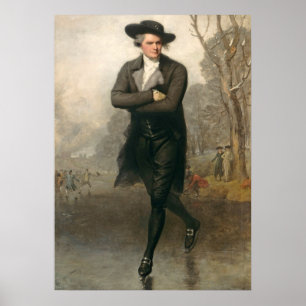 The Skater (portret van William Grant) Poster