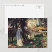 The Sketchers by John Singer Sargent Briefkaart (Voorkant / Achterkant)