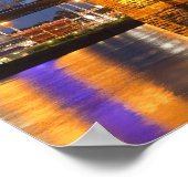 The skyline of Cincinnati, Ohio, Verenigde Staten  Poster (Hoek)