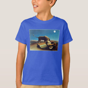 "The Slaping Gypsy" van Henri Rousseau T-shirt
