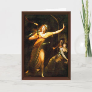 The Slapwame Macbeth door Füssli Johann Hei Kaart