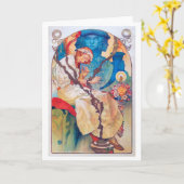 The Slav Epic, Alphonse Mucha Kaart (Gele Bloem)