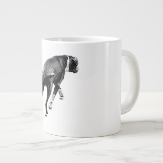 The Slow Pivot – B&W Motion-studie Extra Grote Beker (Voorkant rechts)