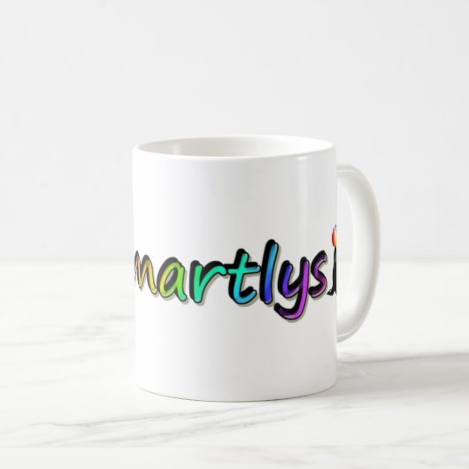 The_Smartlys witte 11oz mok (Voorkant rechts)