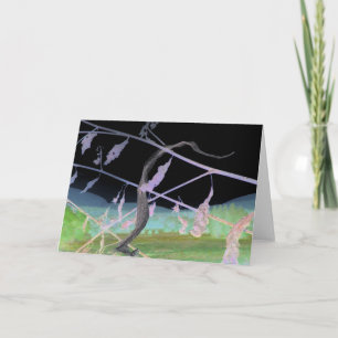 "The Snake's Farewell" transformeerde snakeskin Kaart