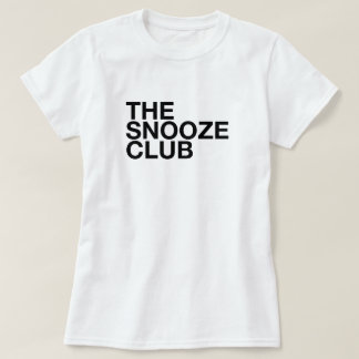 The Snooze Club - Minimaal Typography T-shirt