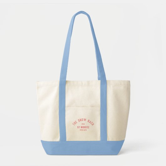 The Snow Bach Ski Theme Bachelorette Tote Bag (Voorkant)