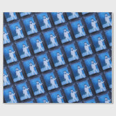 The Snowman's Escape Painting by Alfred Fox Cadeaupapier (Vlak)