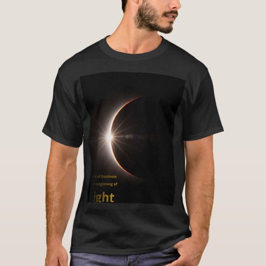 The Solar Ring: Where Darkness Meets Its End T-shirt (Voorkant)