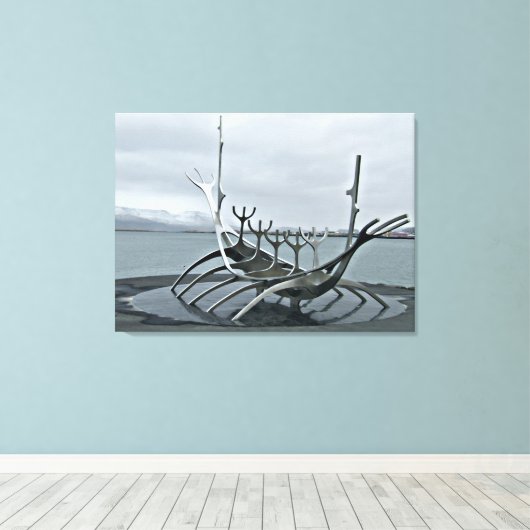 The Solfar of Sun Voyager Canvas Afdruk (Insitu (Houten vloer))