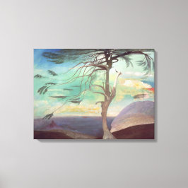 The Solitary Cedar, 1907 Canvas Afdruk