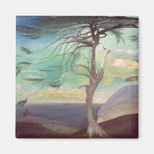 The Solitary Cedar, 1907 Magneet