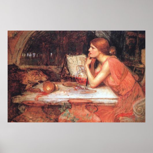 The Sorceress by John William Waterhouse - 1913 Poster (Voorkant)