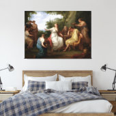 The Sorrow of Telemachus by Angelika Kauffmann Canvas Afdruk (Insitu (Slaapkamer))