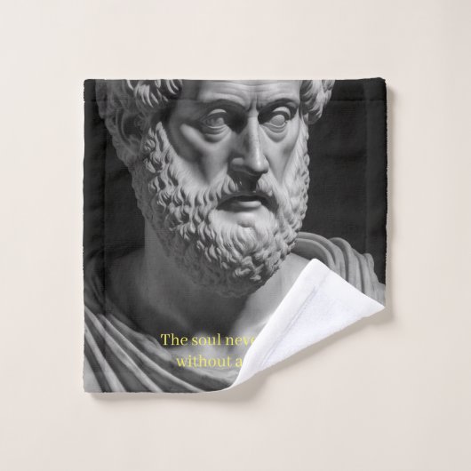 The soul never thinks without a picture (Gant de toilette)