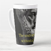 The soul never thinks without a picture latte mok (Linkerhoek)