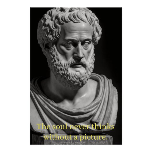 The Soul never thinks without a Picture Perfect Poster (Voorkant)