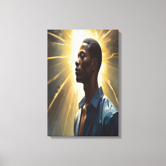 The Sound of Paint Holding Its Breath   Canvas Afdruk