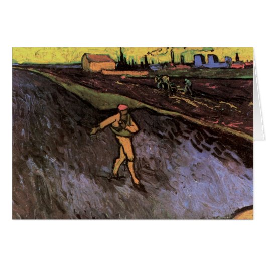 The Sower: Buitenskirts of Arles van Vincent van G (Voorkant Horizontaal)