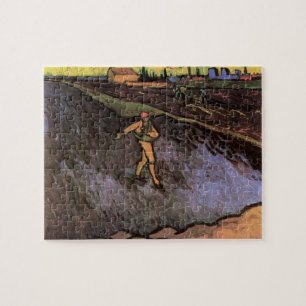 The Sower: Buitenskirts of Arles van Vincent van G Legpuzzel