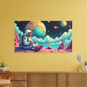 The Space Between Thoughts Canvas Afdruk (Insitu (Woonkamer))