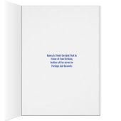 The Specialty of the House Birthday Card (Binnen (Rechts))