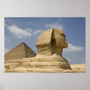 The Sphinx, Giza, Al Jizah, Egypte Poster