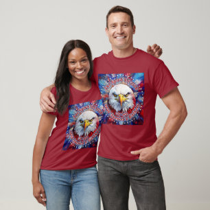 The Spirit Of 1776, 2026 America's Red Eagle Vuurw T-shirt