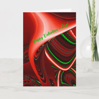 The spirit of Love and Hope Abstract 3D Rainbowart Feestdagen Kaart