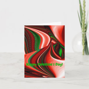The spirit of Love and Hope Abstract 3D Rainbowart Feestdagen Kaart