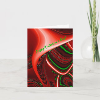 The spirit of Love and Hope Abstract 3D Rainbowart Feestdagen Kaart