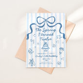 The Spring I turned 12 Birthday Invitation