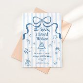 The Spring I turned 13 Birthday Invitation