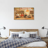 "The Squaw Man" - The Pipe of Peace Theater Canvas Afdruk (Insitu (Slaapkamer))