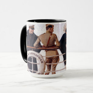 The SS Leviathan, 1918, door J. C. Leyendecker Mok