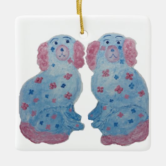 The Staffordshire Dogs Keramisch Ornament (Voorkant)